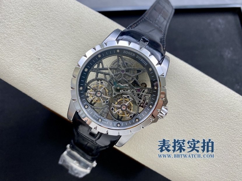 YS King Roger Dubuis RDDBEX0396 Esqueleto de Aço Branco Turbilhão Voador Duplo 1:1 Réplica Superior — luxury replica watch guide | Watch Replica Expert