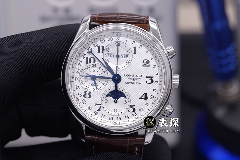 Requintado Longines L2.673.4.78.3 Master Collection Réplica 1:1 com elegante mostrador prateado Barleycorn e pulseira de couro — detailed review and buying guide | Watch Replica Expert