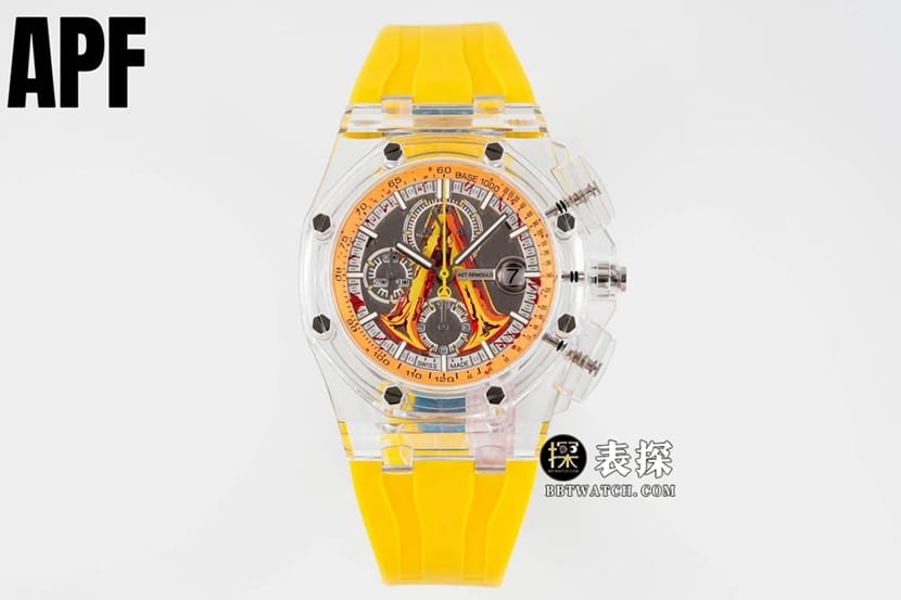 Audemars Piguet APF Royal Oak Offshore Reloj Réplica 1:1 Bad Warrior Sunshine Modelo de Caucho Amarillo — luxury replica watch guide | Watch Replica Expert