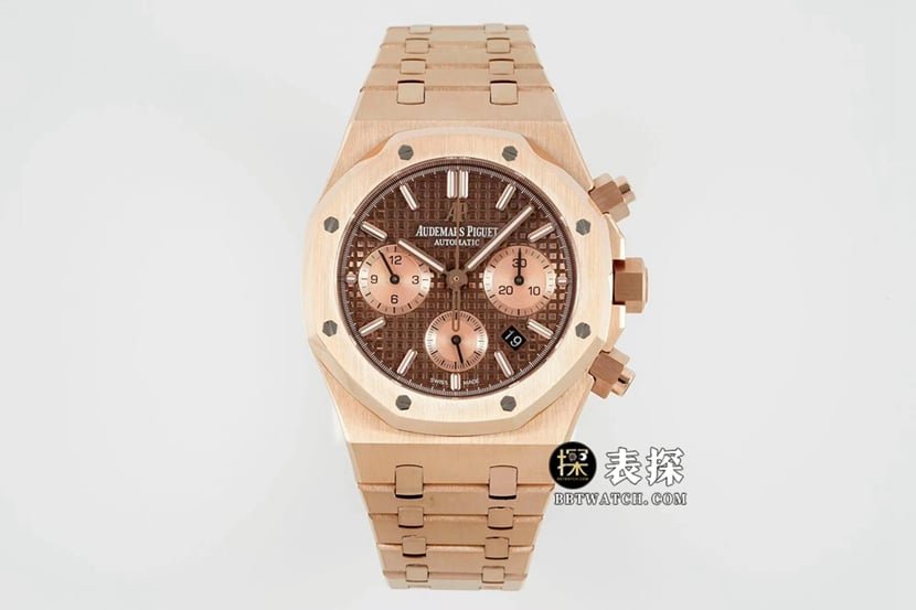 IPF Audemars Piguet Royal Oak 26331OR.OO.1220OR.02 Chronograph mechanisch 41 mm braunes Panda-Stahlarmband 1:1 Replik — luxury replica watch guide | Watch Replica Expert