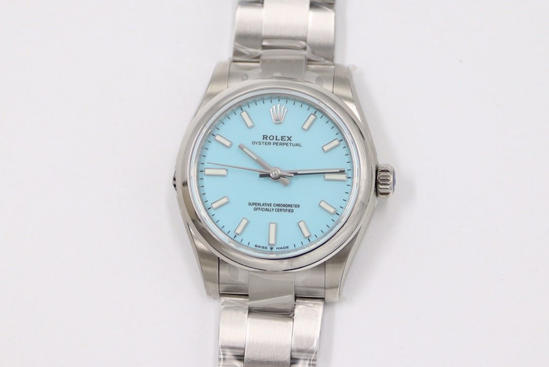 Rolex Oyster Perpetual 31MM Rolex 1:1 Réplica com movimento importado estável e confiável qualidade gelo azul luminescência pulseira de aço — luxury replica watch guide | Watch Replica Expert