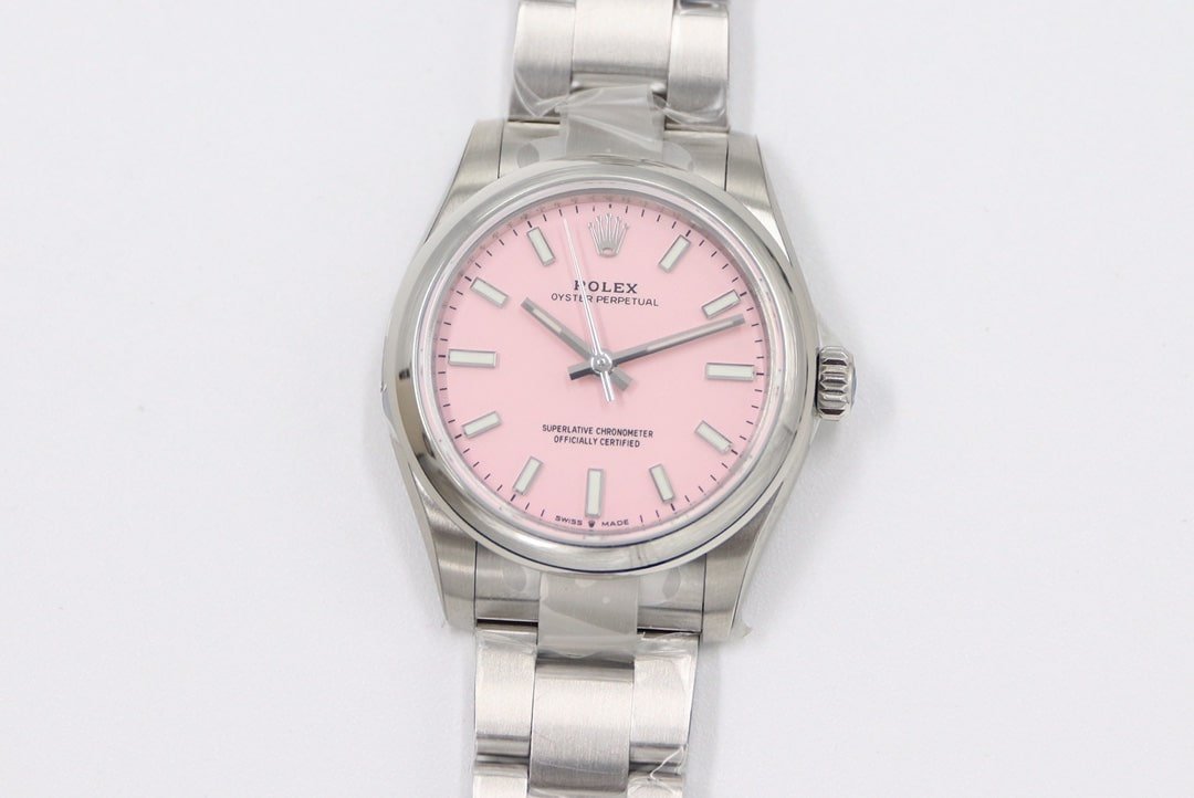 EW Oyster Perpetual Rolex 1:1 Réplica com mostrador rosa doce 31MM Movimento importado Pulseira mecânica de aço ostra m277200-0009 — detailed review and buying guide | Watch Replica Expert