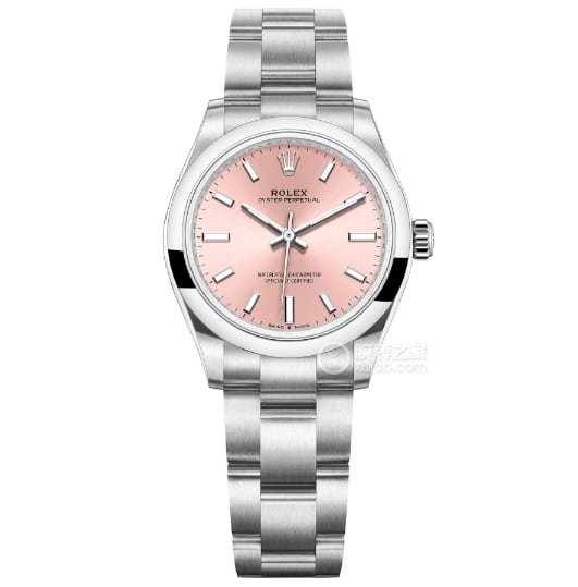 EW Oyster Perpetual Rolex 1:1 Replica Watches Candy Pink Plate 31MM Steel Strap Model m277200-0009