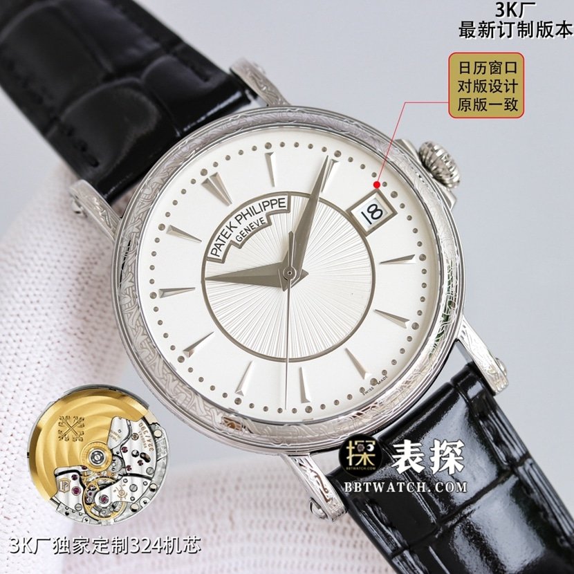 Patek Philippe1:1replica,3K classic replica watch,front view