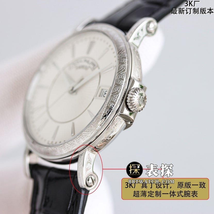 Patek Philippe1:1replica,3K classic replica watch,side view