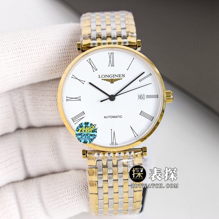 Longines classic replica watch, Jialan replica watch, front view