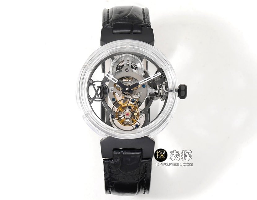 Louis Vuitton RM TAMBOUR MOON 1:1 Réplica de safira caixa esqueletizada turbilhão relógio mecânico automático — luxury replica watch guide | Watch Replica Expert