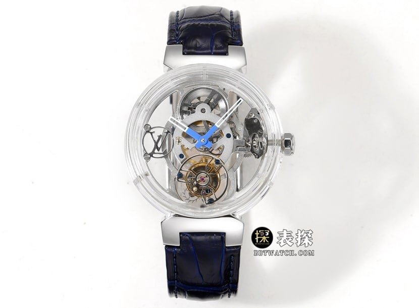 Louis Vuitton RM Réplique de montres 1:1 pour hommes Boîtier en saphir Tourbillon squelette automatique Bracelet bleu foncé — detailed review and buying guide | Watch Replica Expert