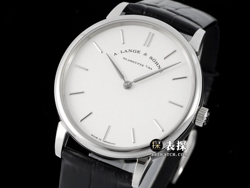 Lange top-tier replica watch, f8 saxony replica watch, front live photo