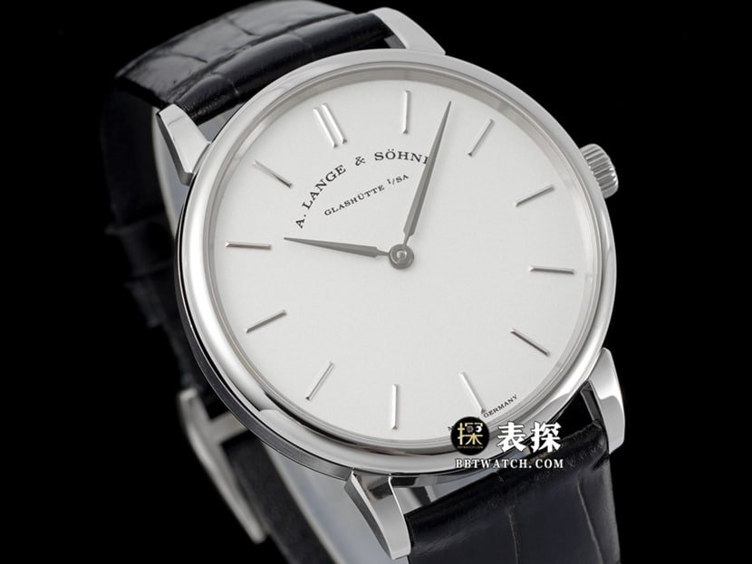 Lange top-tier replica watch, f8 saxony replica watch, front live photo
