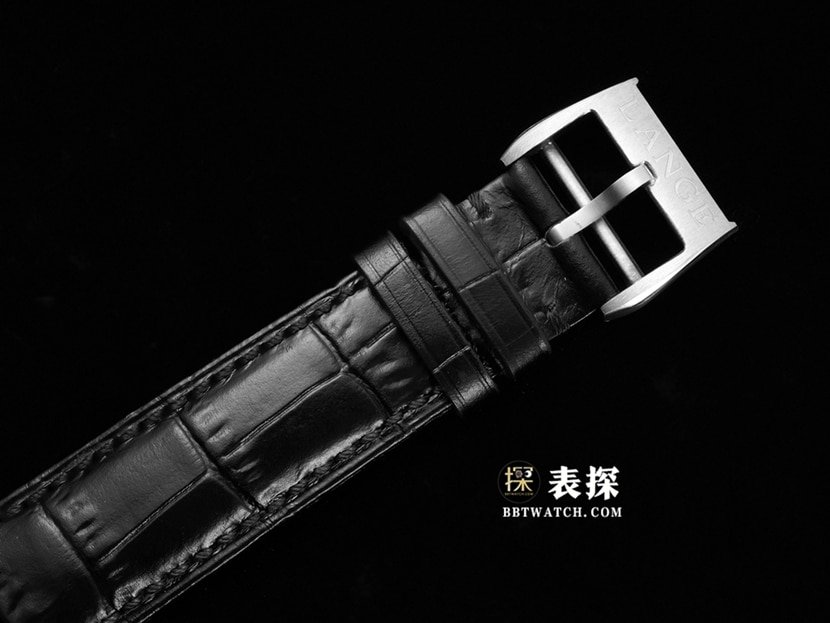 F8 Saxon Lange 1:1 replica watch men's silver white dialleather strap model 211.027clasplive photos