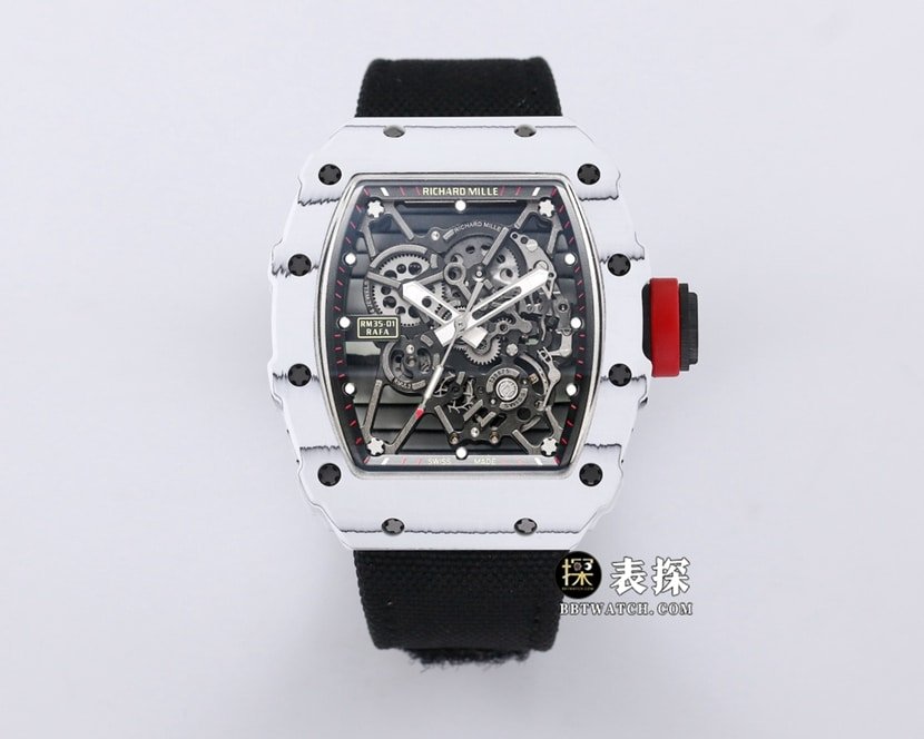 BBR Richard Mille RM 35-01 Carbon Fiber 1:1 Replica Men's Black Tonneau Dial Mechanical Velcro Strap — detailed review and buying guide | Watch Replica Expert