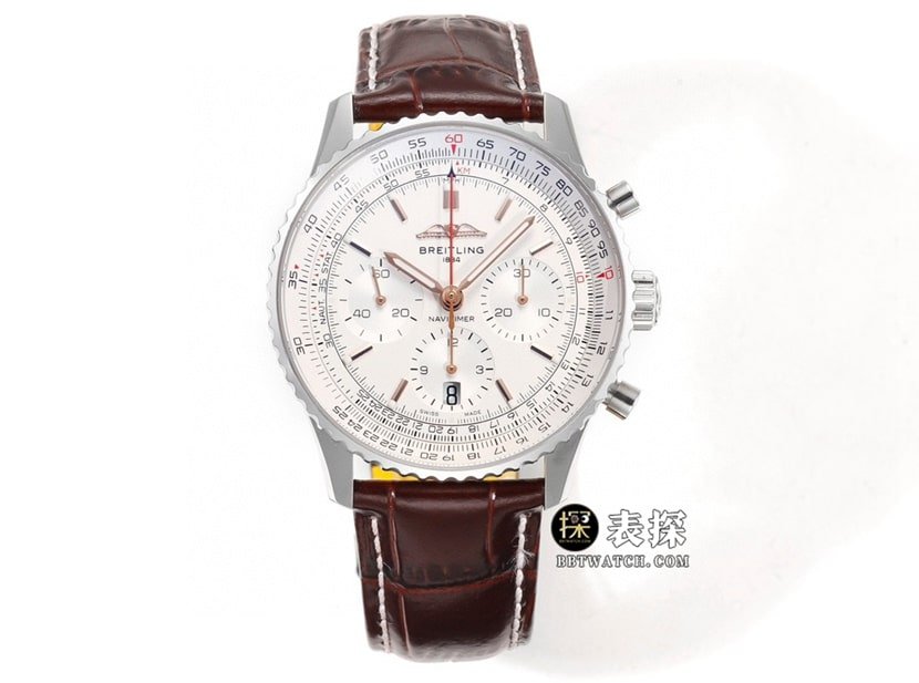Breitling Aviation Chronograph 1 AB0139211G1P1 Réplique de montre 1:1 en acier inoxydable avec bracelet en cuir mécanique — detailed review and buying guide | Watch Replica Expert