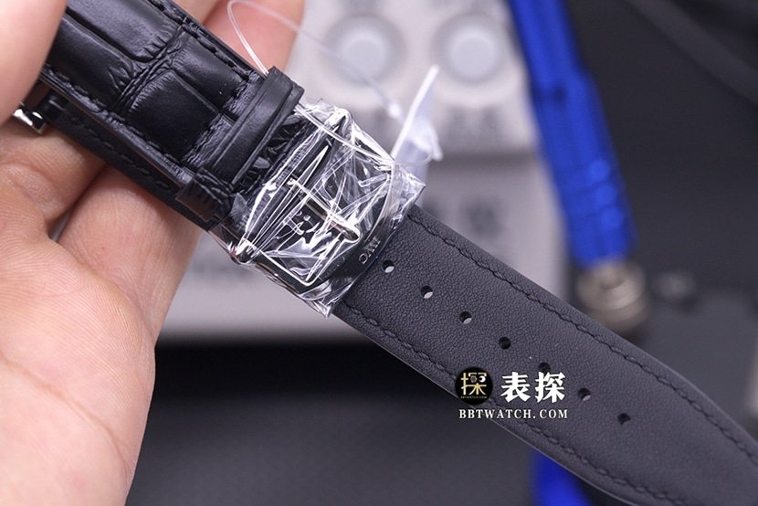 V7 Portofino IWC1:1replica watch silver dialleather strap model IW356501braceletlive photos