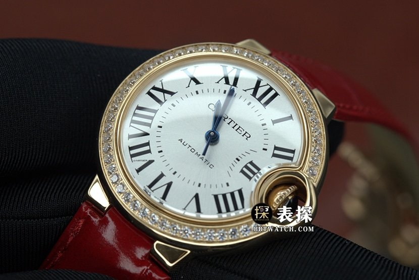 Cartier ceiling replica watch, K3 blue balloon replica watch, front live photo