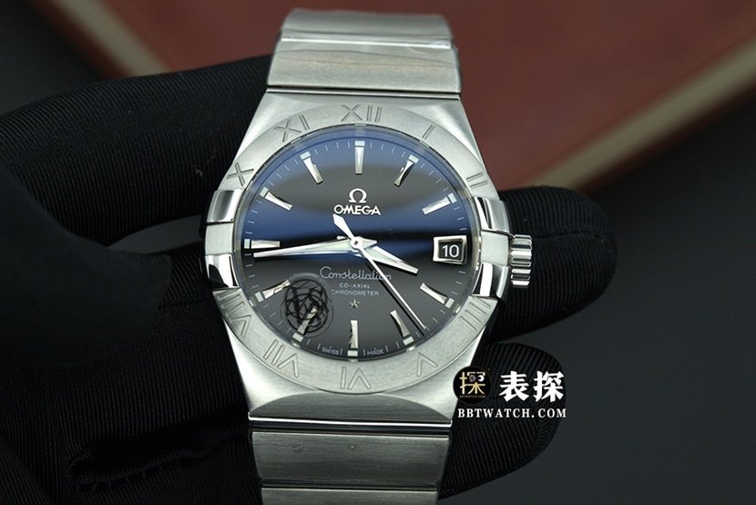 Réplica Omega Constellation VS Factory Top 1:1, pulseira de aço inoxidável com mostrador preto, ref. 123.10.38.21.01.001 — luxury replica watch guide | Watch Replica Expert