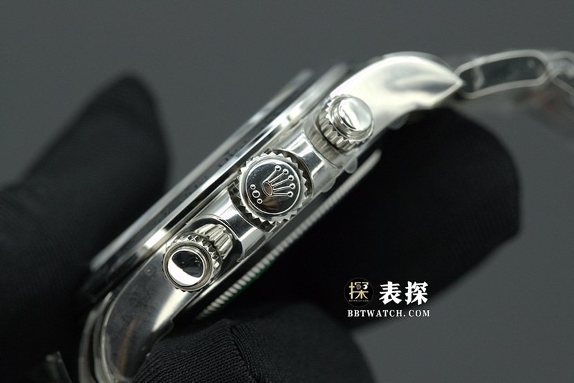 N FactoryDaytonaRolex1:1replica watch lumechronograph stainless steel plate steel bracelet model m126509-0003side live photo