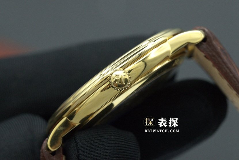 APS factory classic Blancpain1:1replica watch egg white dialleather strap model side live photo