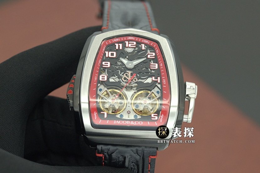 Réplica de relógios leopardo checo 1:1 com disco preto, turbilhão duplo turbo duplo, modelos de pulseira mecânica com volante duplo JCFM05 — luxury replica watch guide | Watch Replica Expert