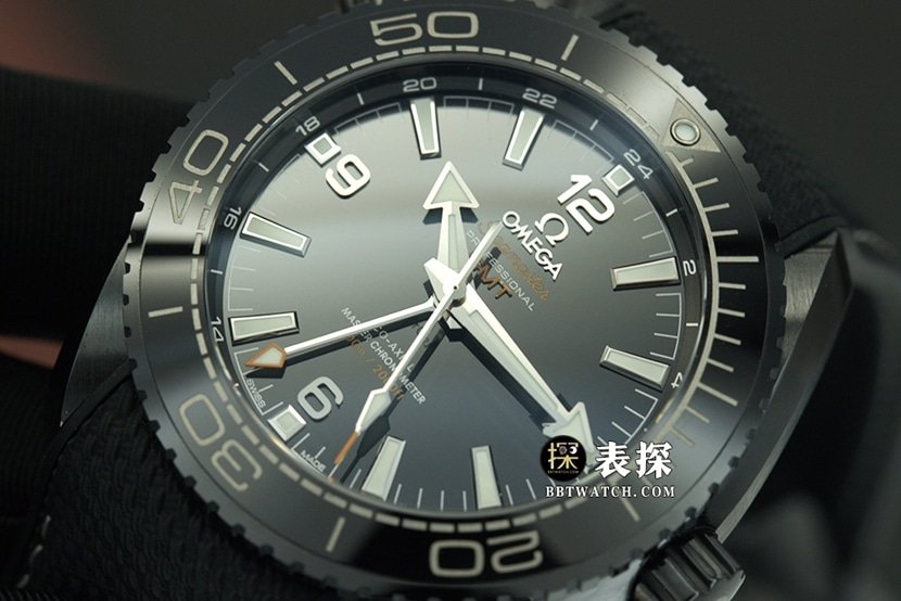 Omega top watch, VS Seamaster replica watch, front actual photo