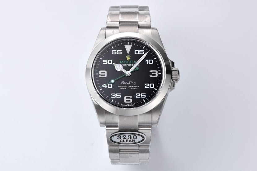 Sauberer Rolex Air King Super Clone M126900-0001 mit 3230-Uhrwerk und leuchtenden Zifferblattmarkierungen — detailed review and buying guide | Watch Replica Expert