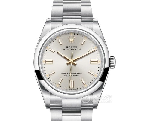 C factory oyster constant movement Rolex 1:1 replica watches silver plate steel strap models m124300-0001