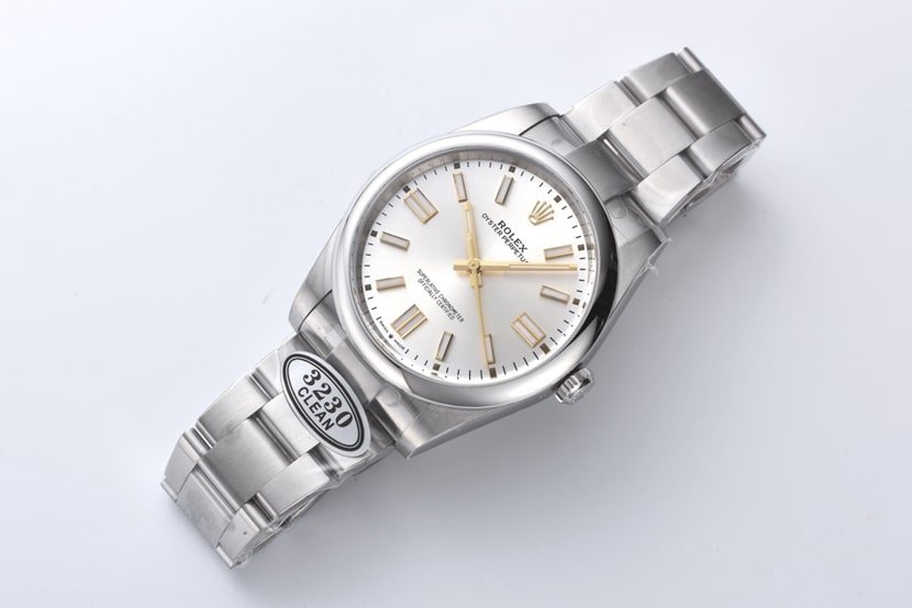Rolex1:1,Oyster Perpetual replica watch,front live photo