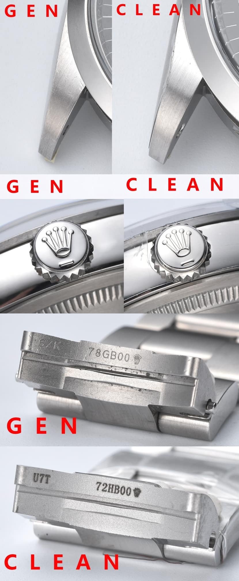 C factory explorer Rolex 1:1 replica watch m124270-0001 comparison genuine review side comparison chart