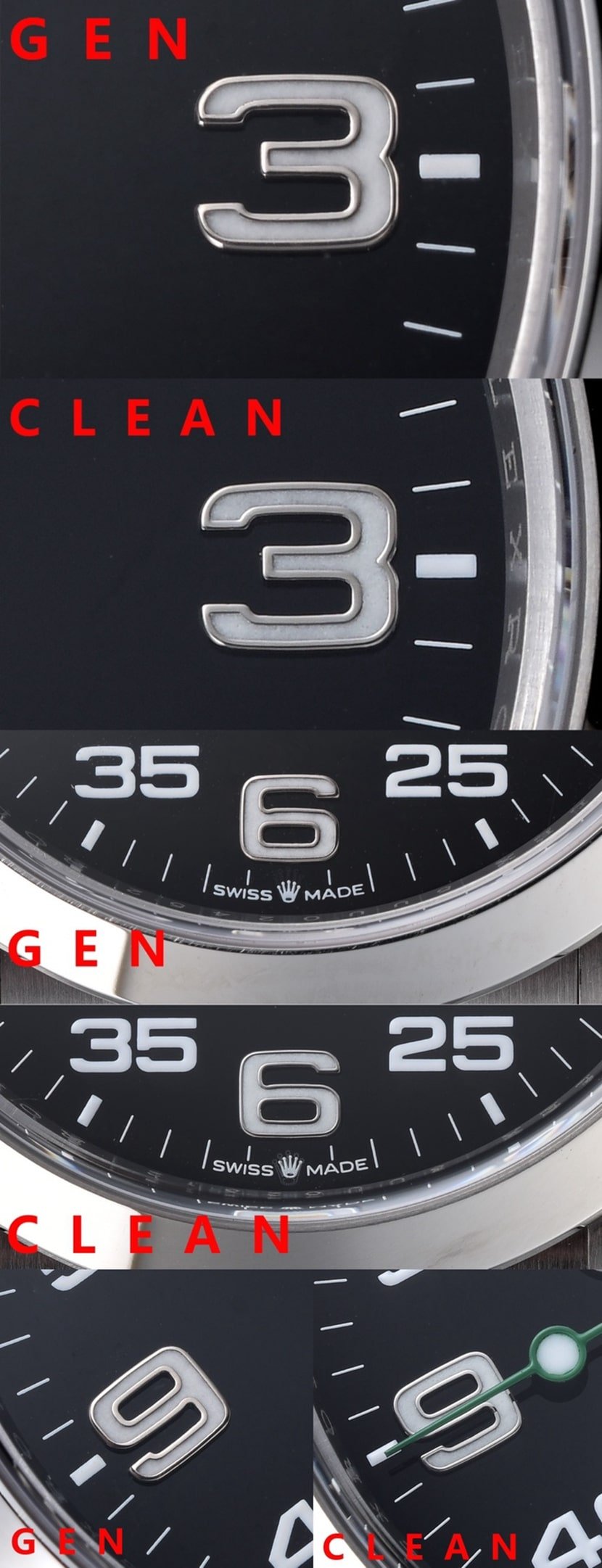 C factory overlord Rolex 1:1 replica watch M126900-0001 comparison genuine review front live photo