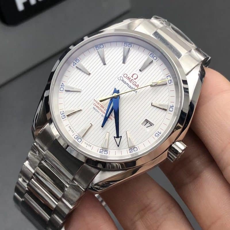 TZ Omega Seamaster 150m Gold-Tone Captain Replica: Blue-Needle 8500 Co-Axial Clone Watch Review — luxury replica watch guide | Watch Replica Expert