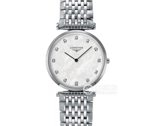 Karan Longines 1:1 Replica Watches Rim Diamond White Plate Steel Strap