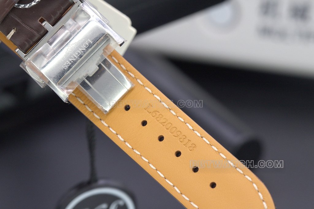 Longinestop-tier replica watch kl famous craftsman double calendar 1:1 clone claspbracelet