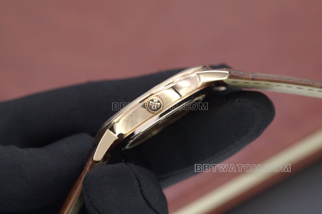 MKS Vacheron Constantin Heritage Top Replica Watches 1:1 open mold rose gold white disk thickness