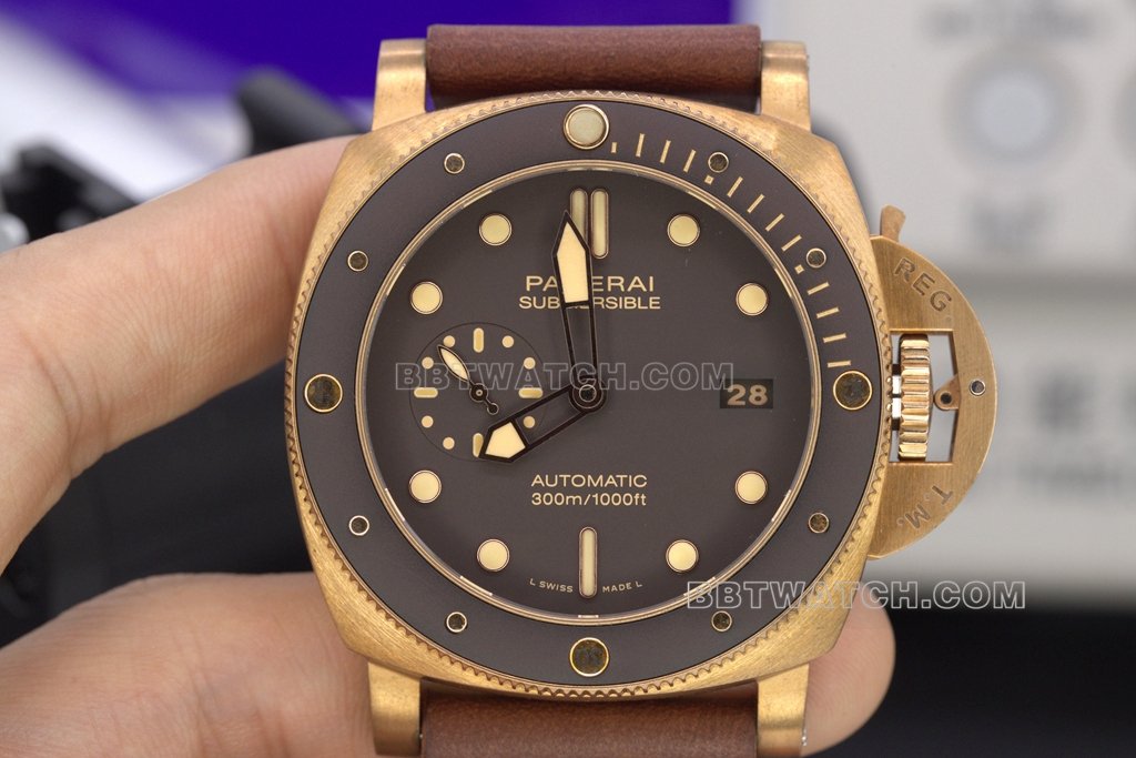 PAM00968 Panerai VS Factory Stealth Series 47mm Bronze Mechanical Replica Watch — luxury replica watch guide | Watch Replica Expert