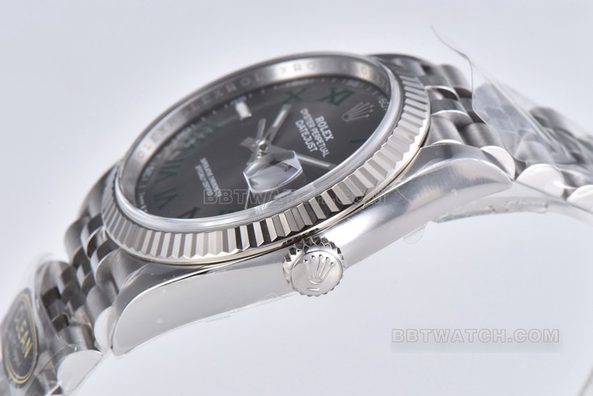 C factory Rolex Datejust top 1:1 replica slate gray dial 36mm five-link jubilee bracelet m126234-0045 side real shot photos