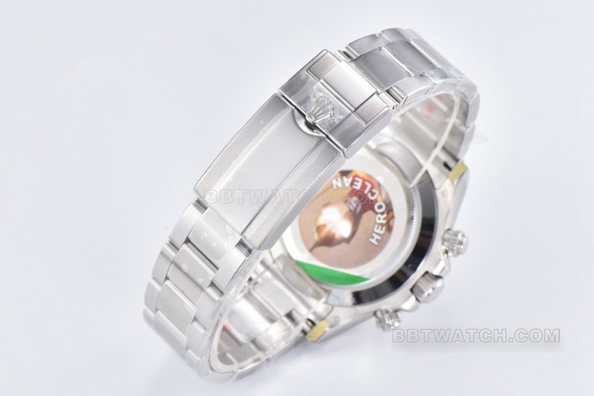 Factory C Rolex Daytona1:1super cloneblack dialsteel bracelet model 116509-78599braceletlive photos