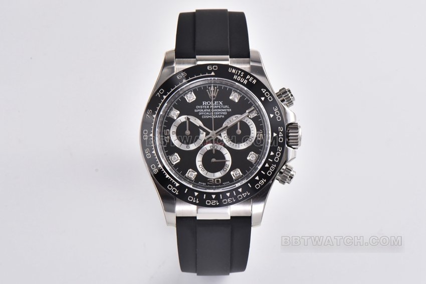 C Factory Rolex Daytona réplica de alta qualidade com mostrador preto pulseira de borracha mecânica m116519ln-0025 — detailed review and buying guide | Watch Replica Expert