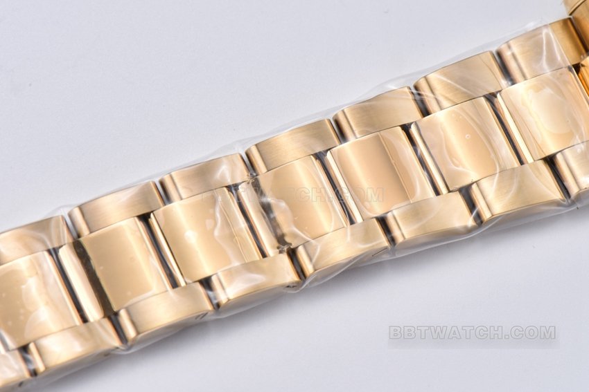 Factory C Rolex Daytona1:1top-tier replica all gold steel bracelet model m116508-0014braceletlive photos