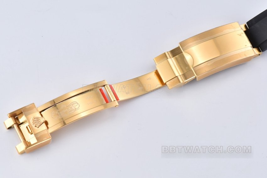 Factory C Rolex Yacht-Master top-tier 1:1high-quality replicablack dialyellow gold rubber model M226658-0001clasplive photos