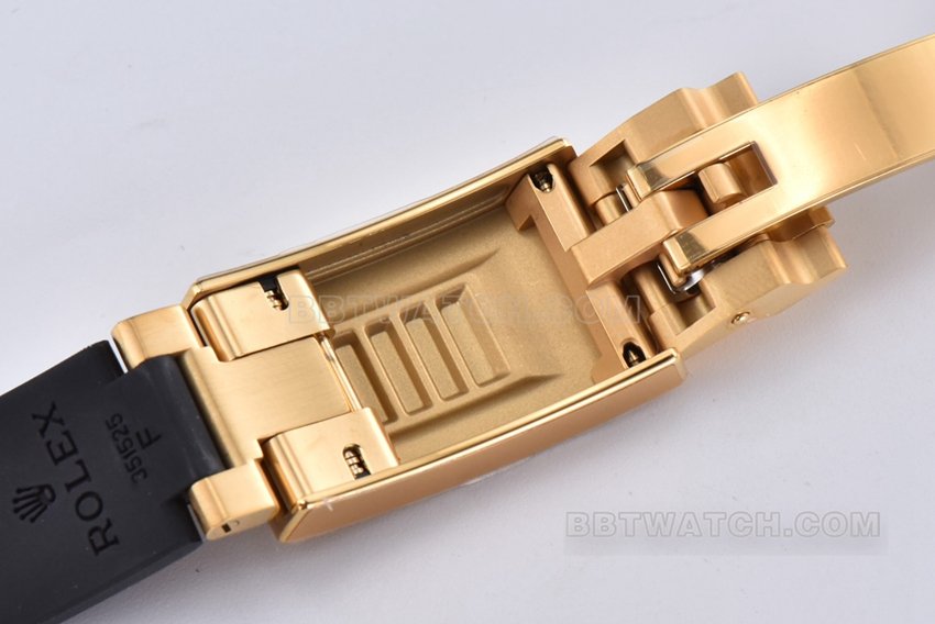 Factory C Rolex Yacht-Master top-tier 1:1high-quality replicablack dialyellow gold rubber model M226658-0001clasplive photos