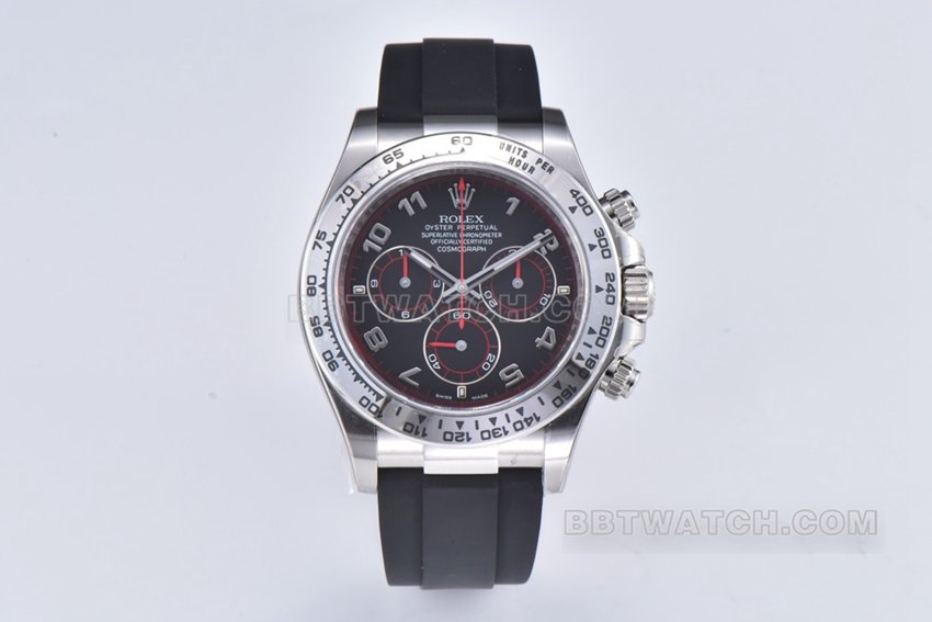 C Factory Rolex Rolex Daytona Super A Super Clone com calibre 4130, mostrador preto e pulseira de borracha 116519-0104 — detailed review and buying guide | Watch Replica Expert