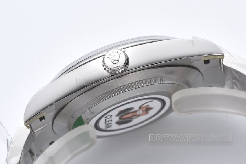 Factory C Rolex Oyster Perpetual 1:1top-tier replica41mmblue dialm124300-0003side live photo