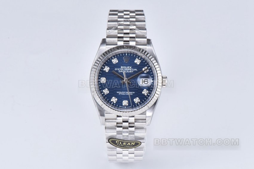 C Factory Datejust Rolex Rolex 36 mm leuchtend blaues Schachbrett-Zifferblatt Super Clone 36 mm Moissanit-Bohruhr m126234-0057 — detailed review and buying guide | Watch Replica Expert