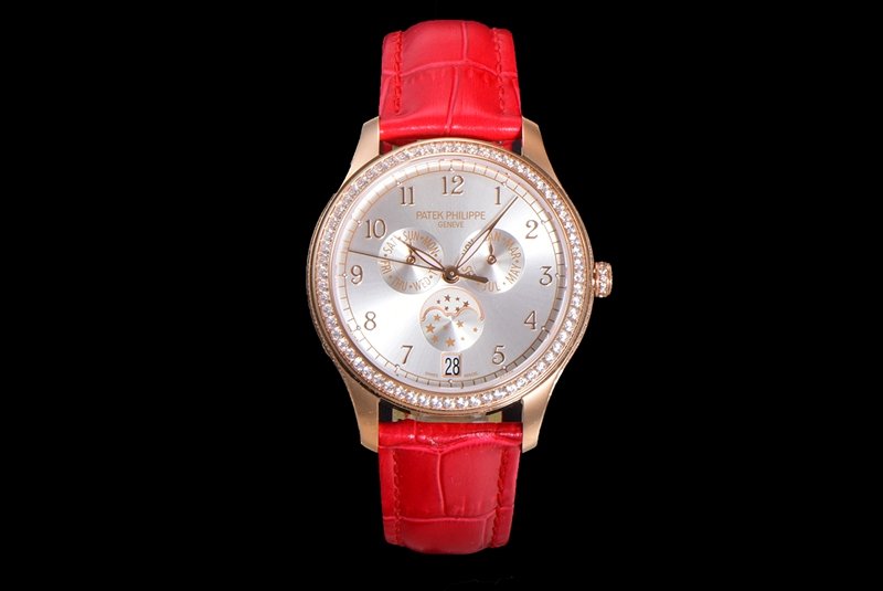 Montre à fonction complexe Super Clone N1 4947R Patek Philippe Cadran argenté Bracelet en cuir mécanique 1:1 — luxury replica watch guide | Watch Replica Expert