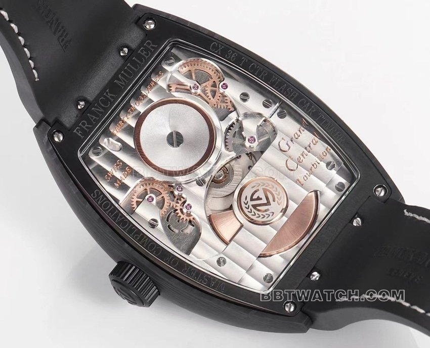 Franck Muller top-tier replica tonneau shaped tourbillonCX 40 T CTR TTBR TTBR TTcaseback live photo