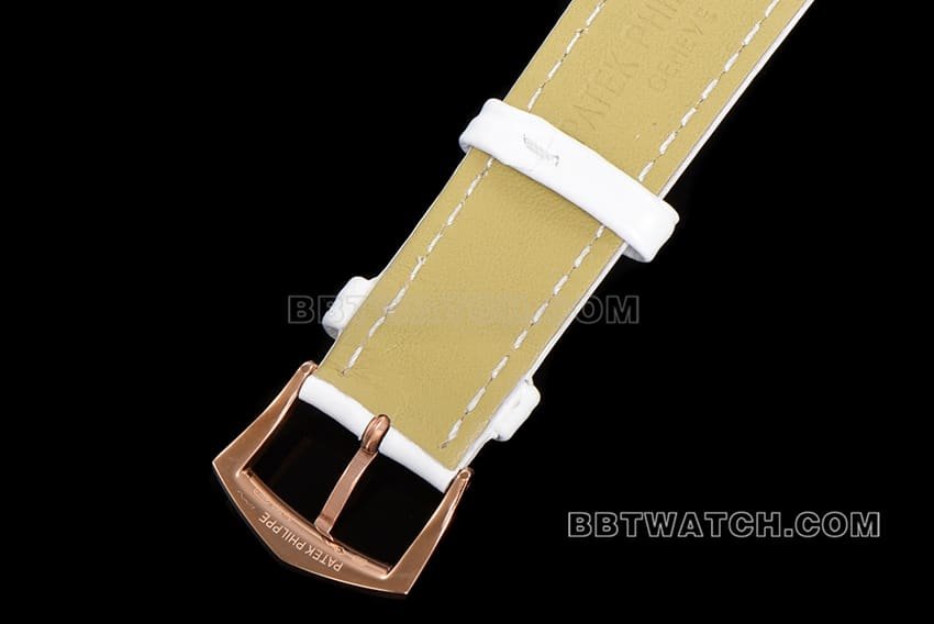 ZP factory Patek Philippe complex function timepiece 1:1top-tier replicawhite dialleather strap model 4948R-001braceletlive photos