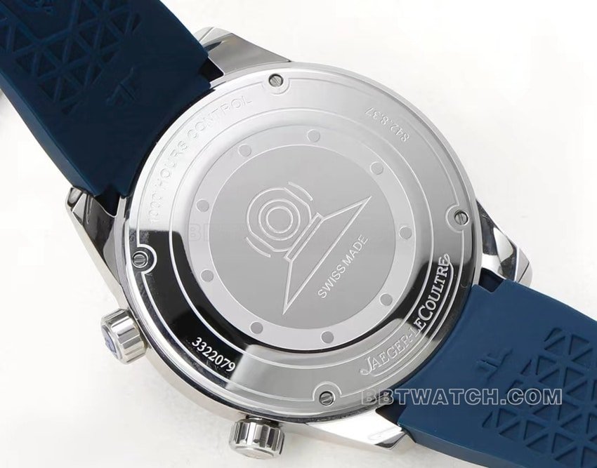 BLS factory Jaeger-LeCoultre Beichen top-tier replica blue plate rubber model 9068681caseback live photo