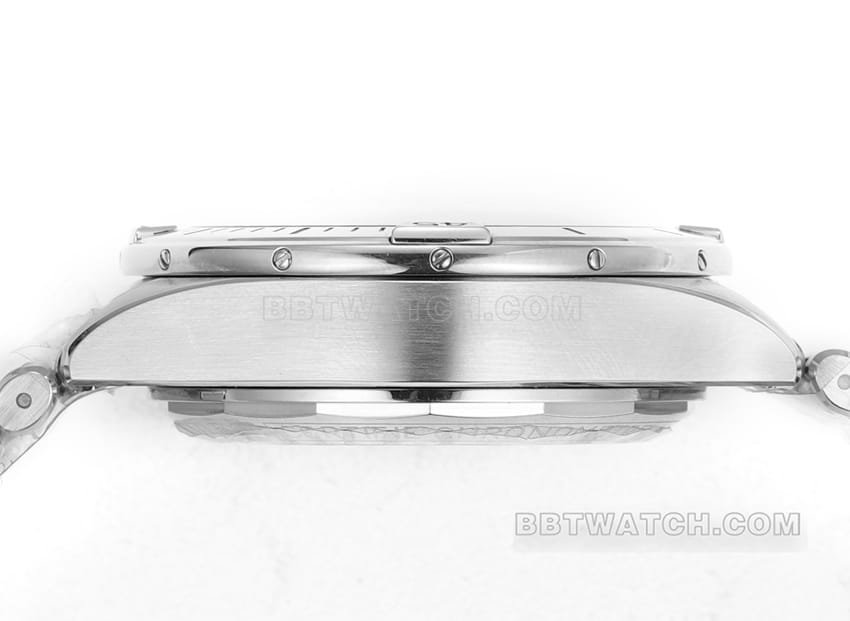 BLS factory Breitling machinery chronograph1:1super clonegreen dialAB01343A1L1A1side live photo